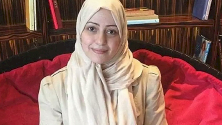 This is Israa-al-Ghomgham and the Saudis want to kill her because she demonstrated on behalf of Shi'ite Muslims but Saudi population and the House of Saud is Sunni Muslim