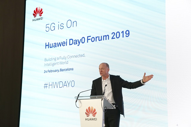 Sunrise CEO Olaf Swantee said in an interview with the media that Sunrise 5G is progressing smoothly and is the first 5G pioneer in Switzerland. 5G network will be launched soon in March this year, covering more than 150 towns cities/villages across Switzerland. - Photo Credit: Huawei