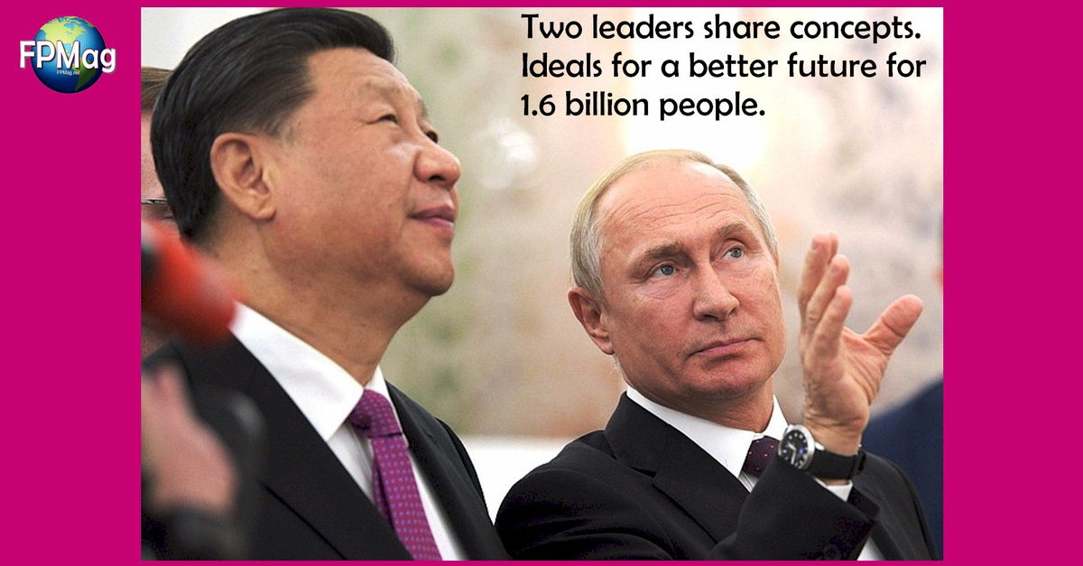 Xi Jinping and Vladimir Putin - Sharing a vision for a better future enabled by mutual cooperation.