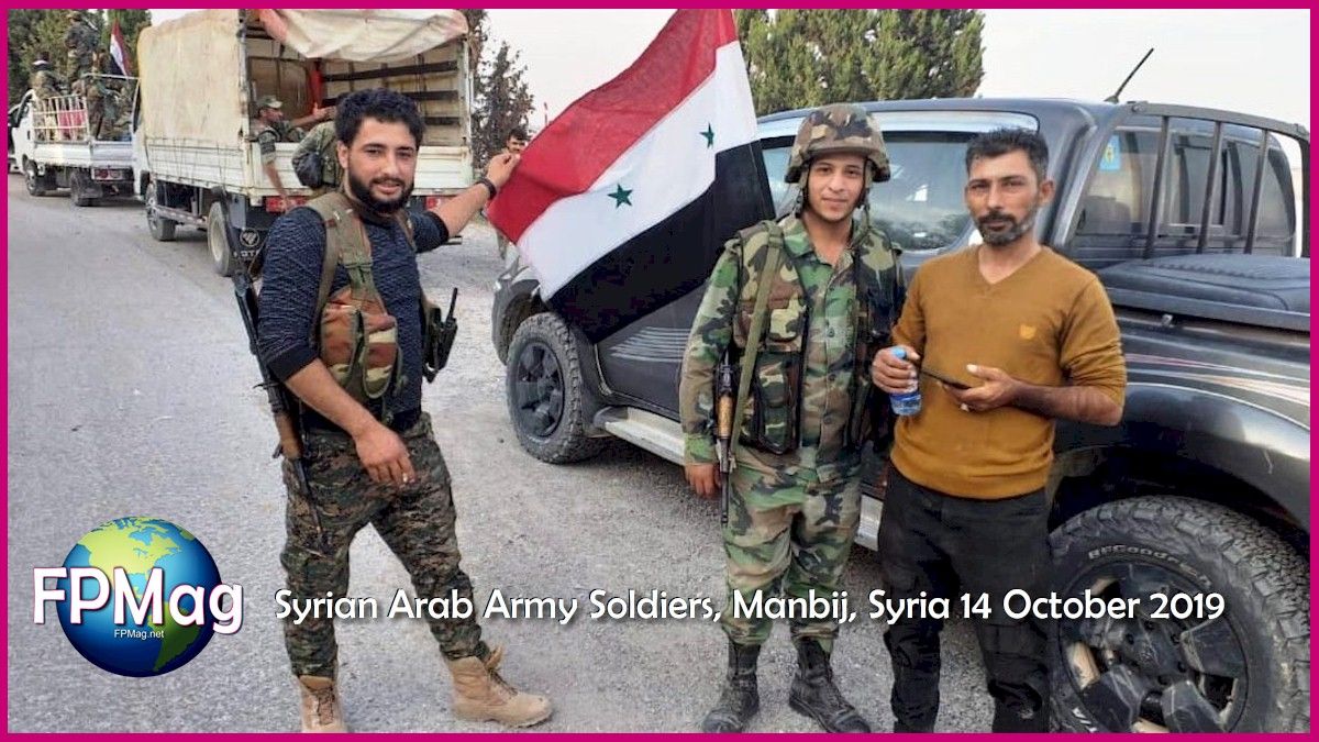 Syrian Arab Army Soldiers, Manbij, Syria 14 October 2019