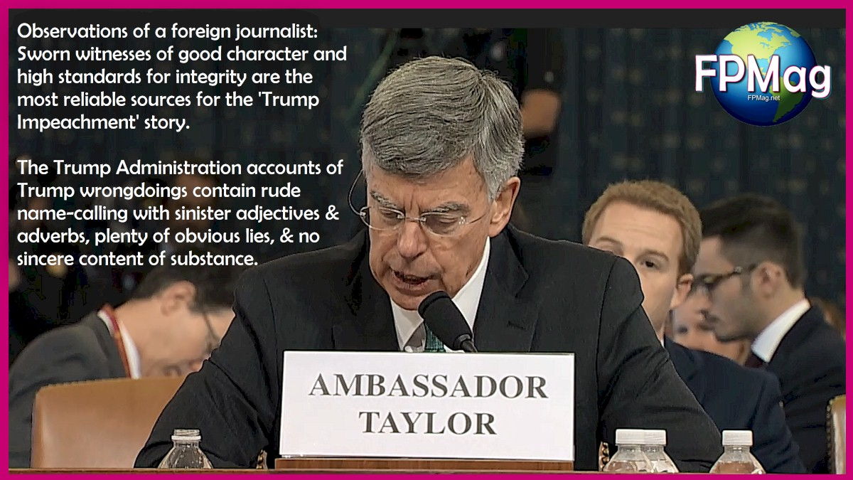  Top U.S. diplomat in Ukraine William B. Taylor Jr. testifies before the House Intelligence Committee in the Longworth House Office Building on Capitol Hill November 13, 2019 in Washington, DC.