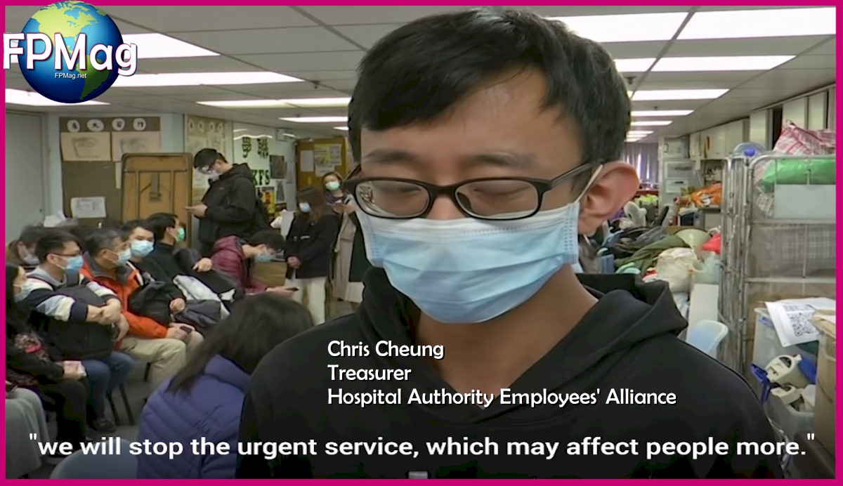 Chris Cheung Treasurer Hospital Authority Employees' Alliance