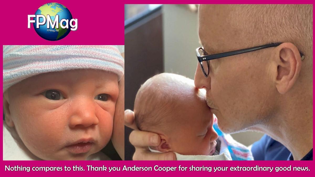 Nothing compares to this. Thank you Anderson Cooper for sharing your extraordinary good news.