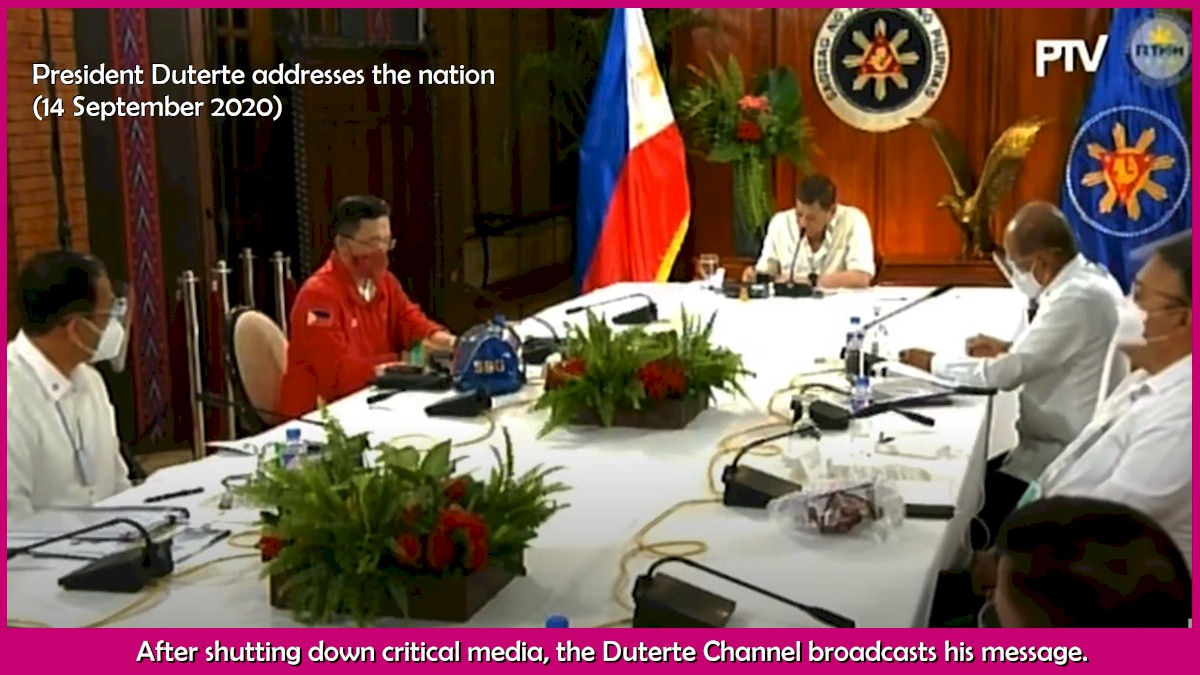 President Duterte addresses the nation (14 September 2020)