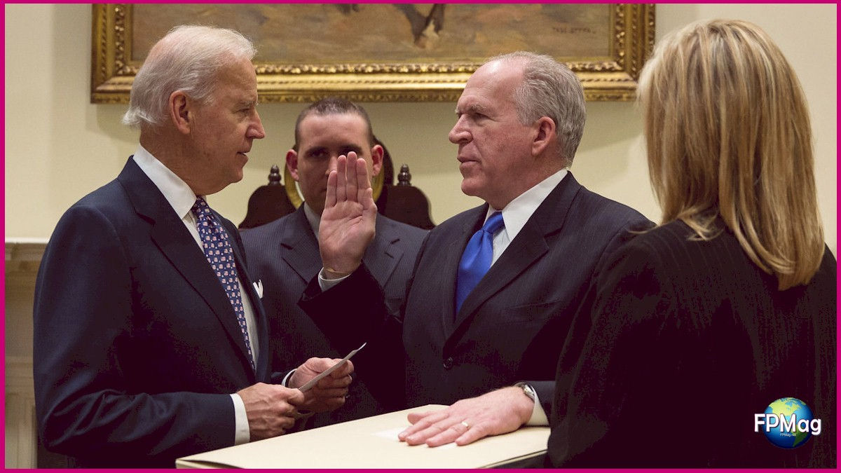 Joe Biden Swears in CIA Director John Brennan