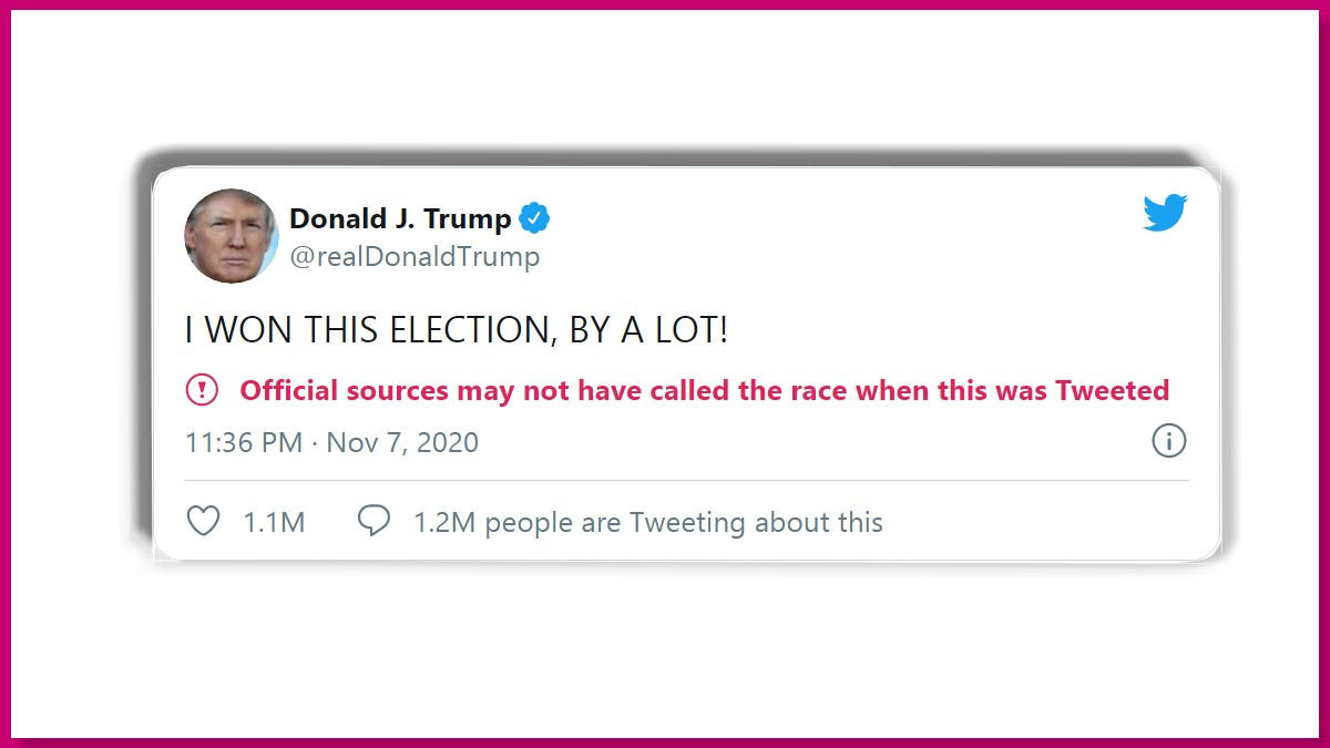 Trump twitter tweets speak for themselves