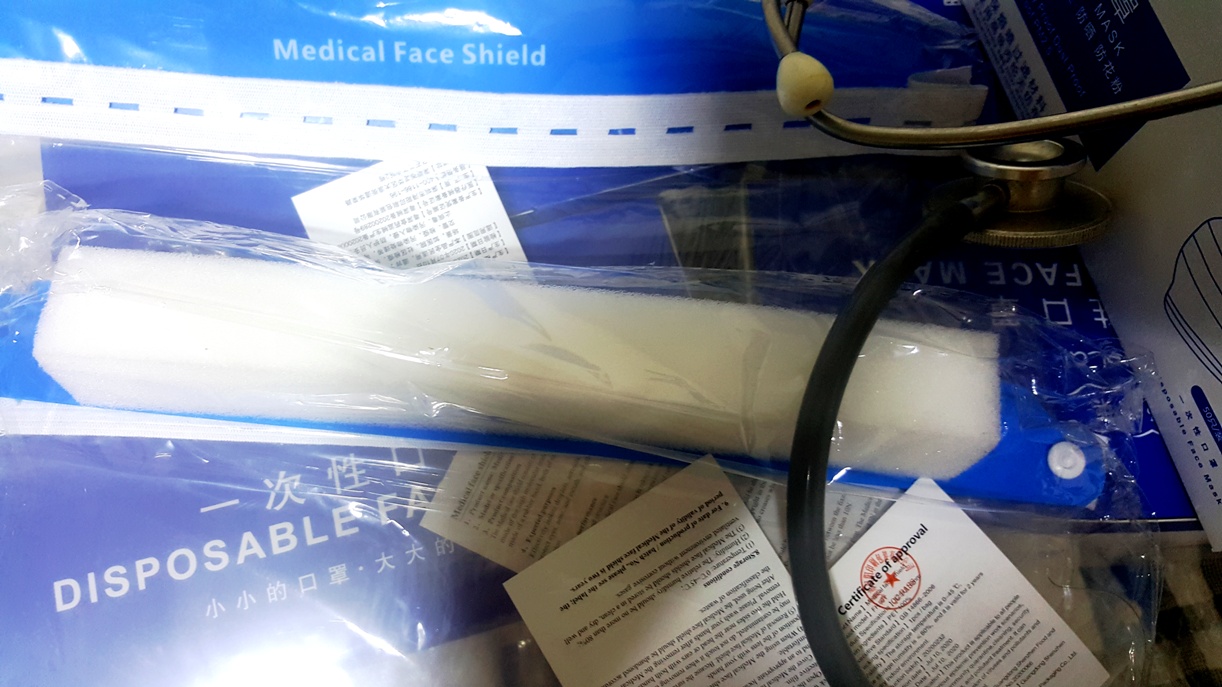 Proper medical face shields are closed at one end and do not act like a wind tunnel delivering all air the wearer's head passes, to the eyes and nose.