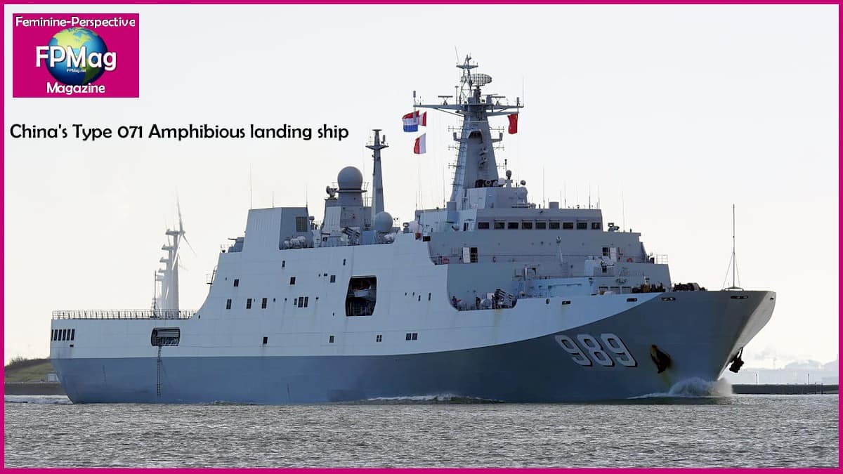 Yushen-class Type 075 amphibious assault ship.