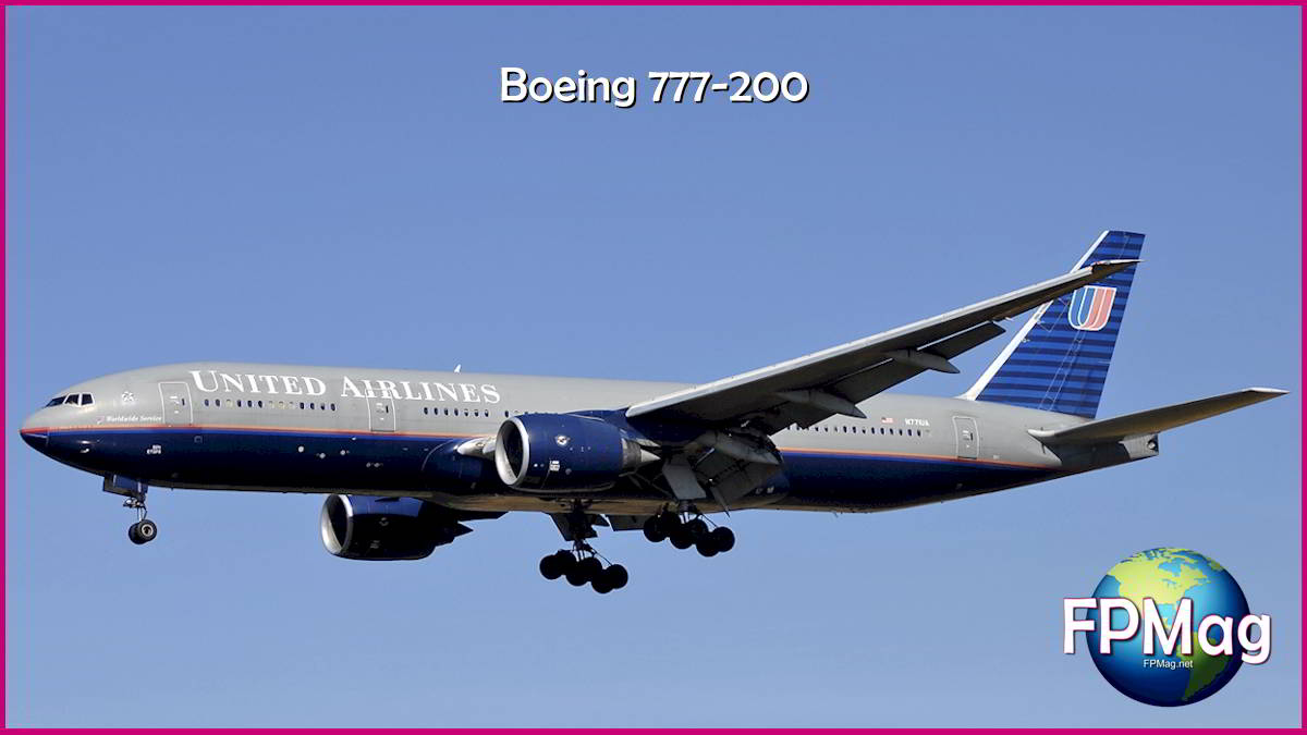 Boeing 777-222, United Airlines