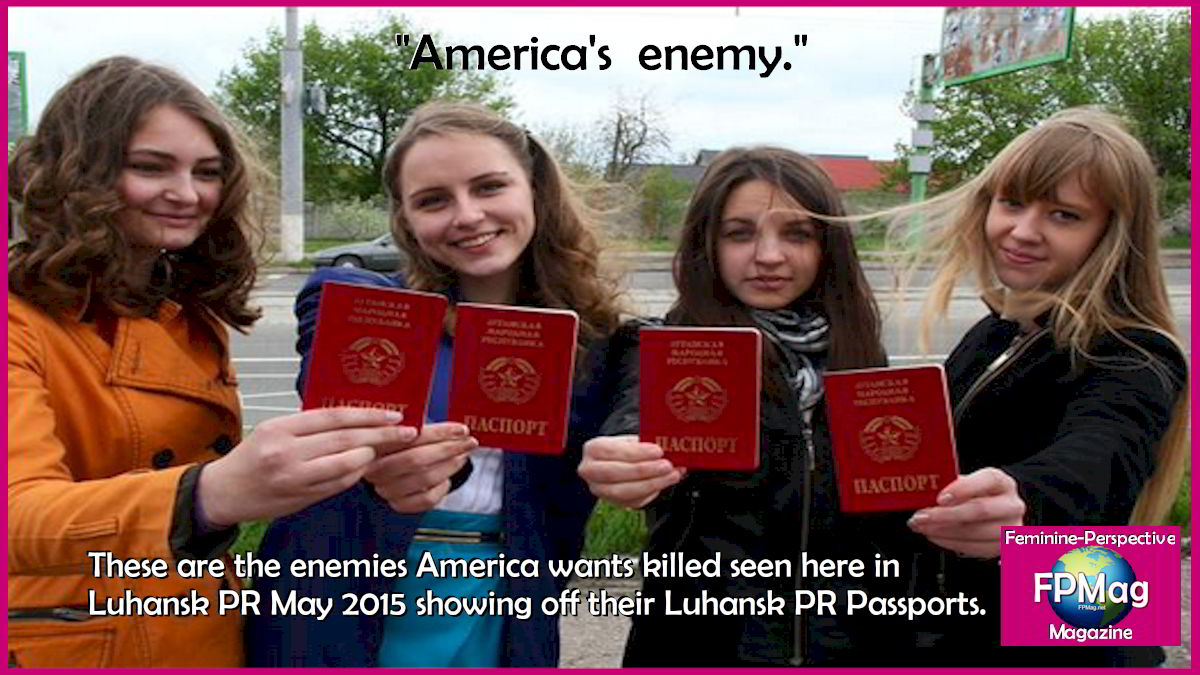 They call themselves citizens of Luhansk because they have their own Luhansk passports.
