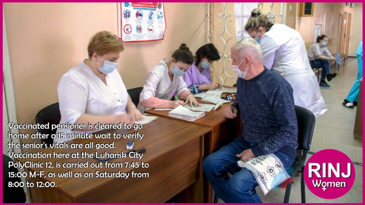 Luhansk PR aggressive Vaccination Programme has worked wonders.