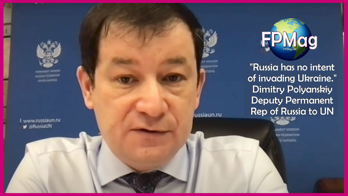 Dimitry Polyanskiy Deputy Permanent Rep of Russia to UN