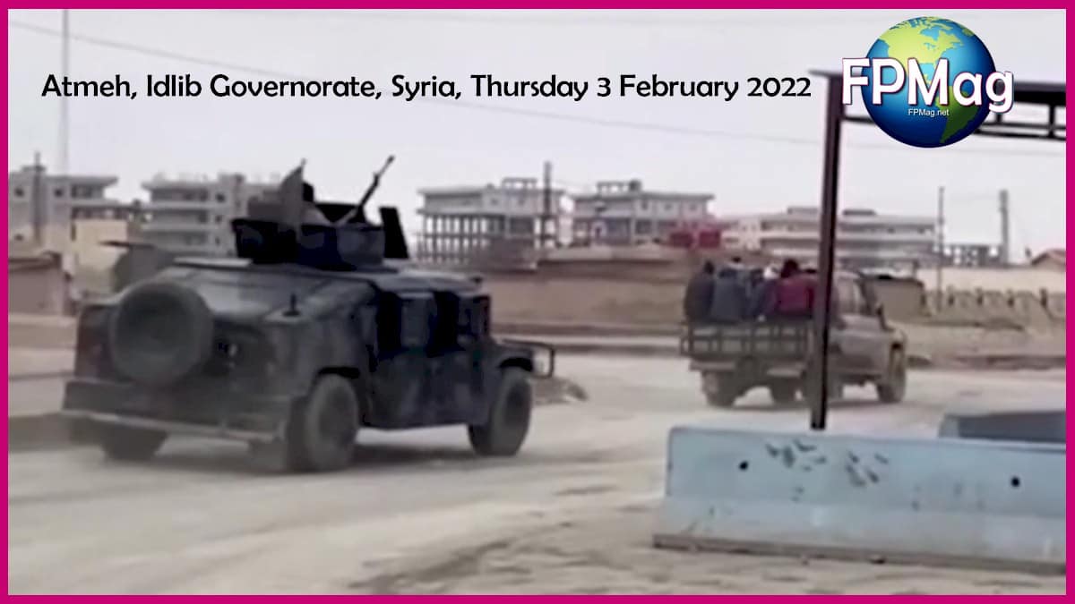 Atmeh, Idlib Governorate, Syria, Thursday 3 February 2022