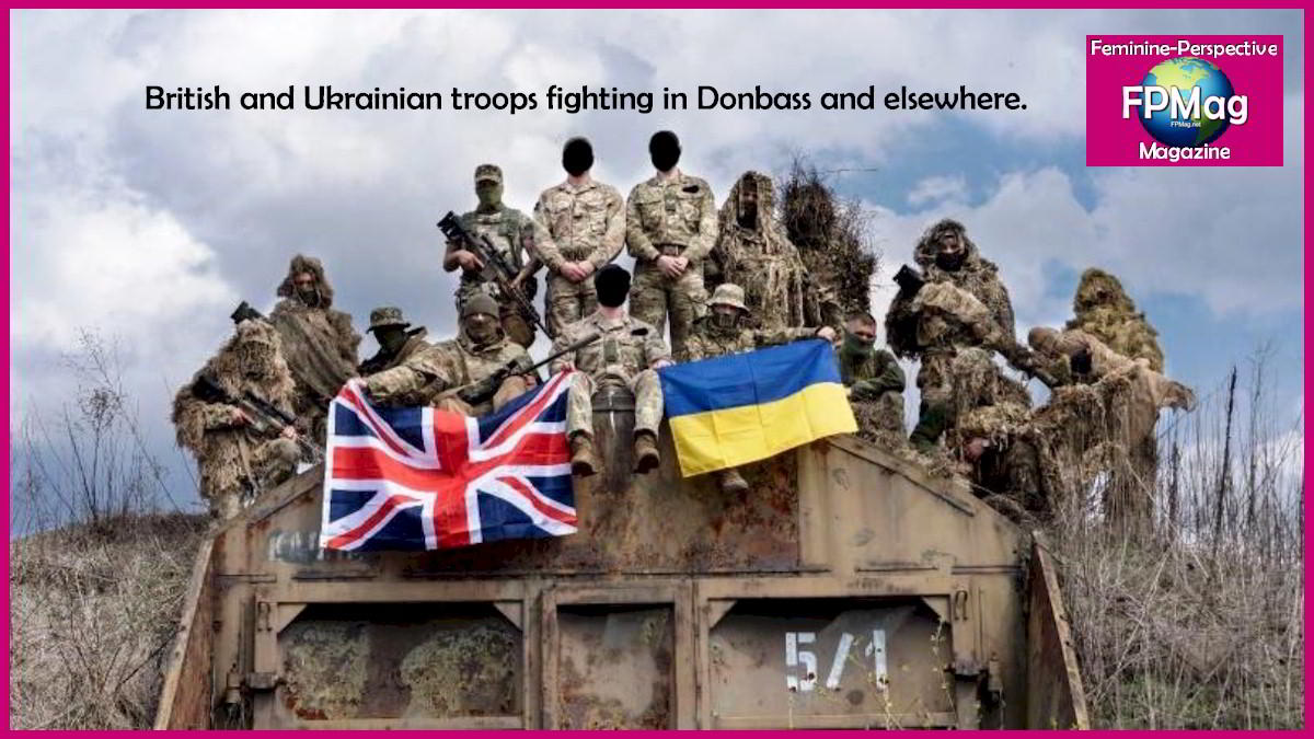 British and Ukrainian troops fighting in Donbass and elsewhere.