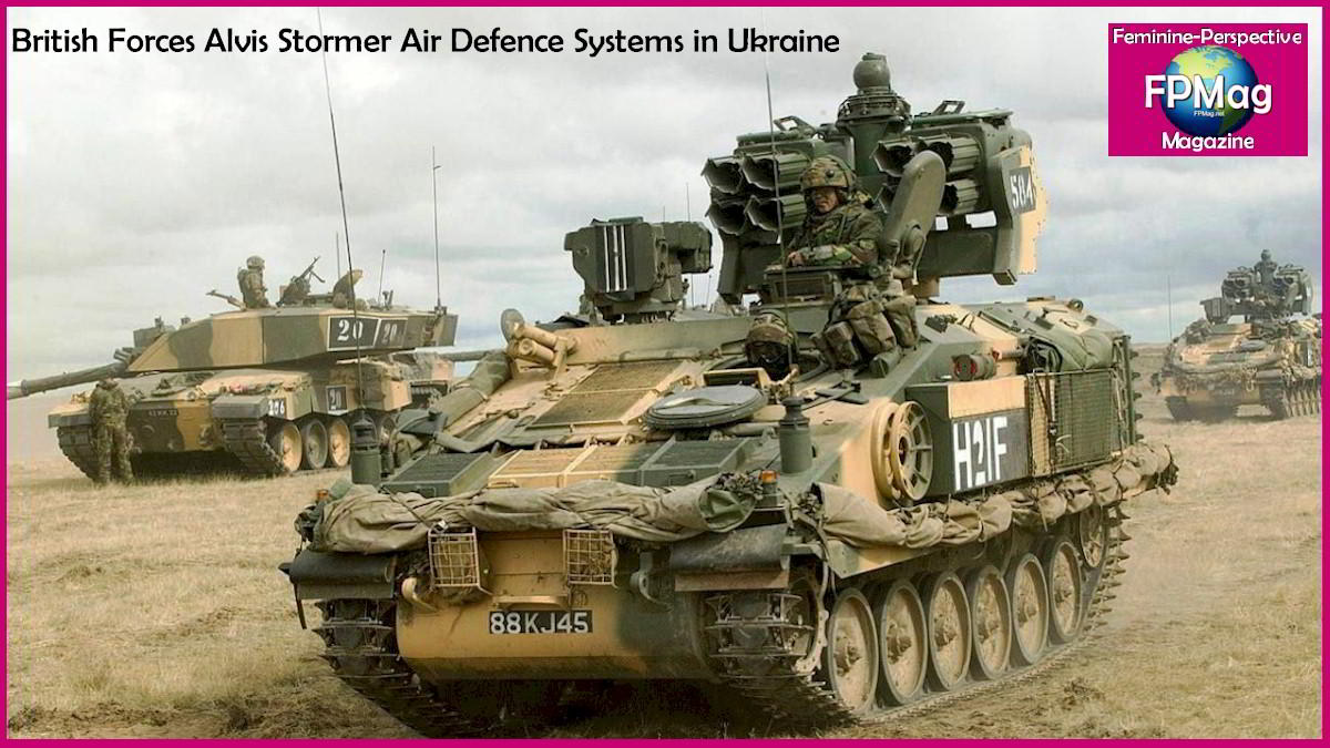 British Forces Alvis Stormer Air Defence Systems in Ukraine