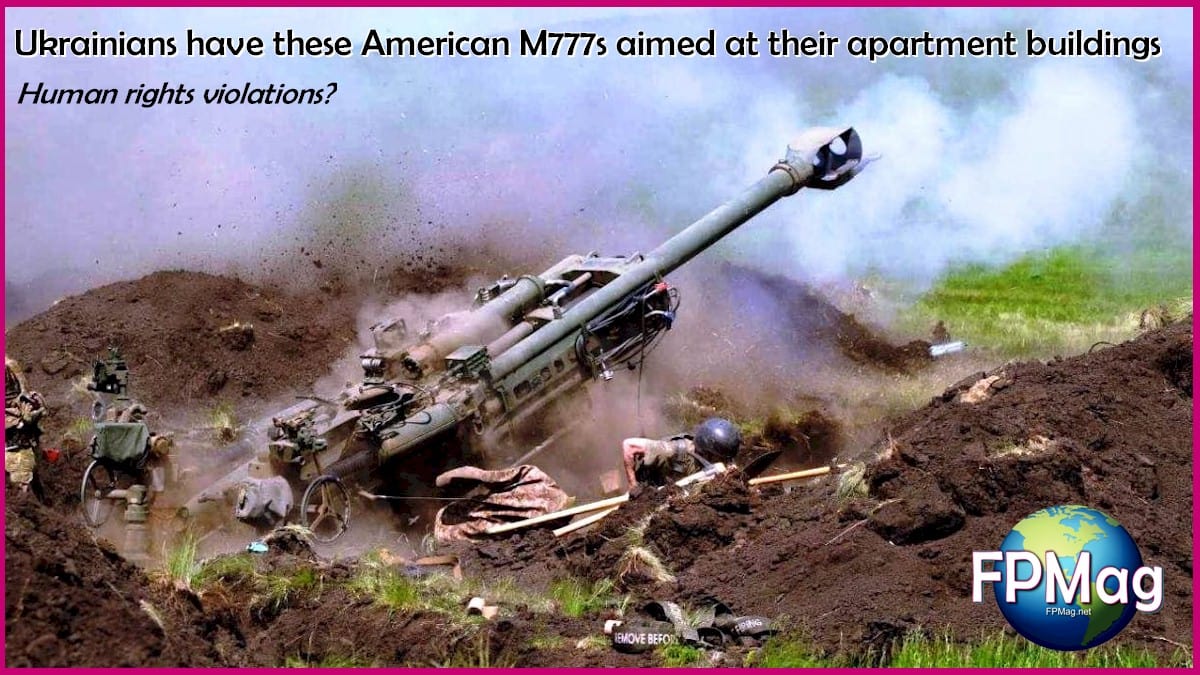 American M<777 Howitzers in Ukraine