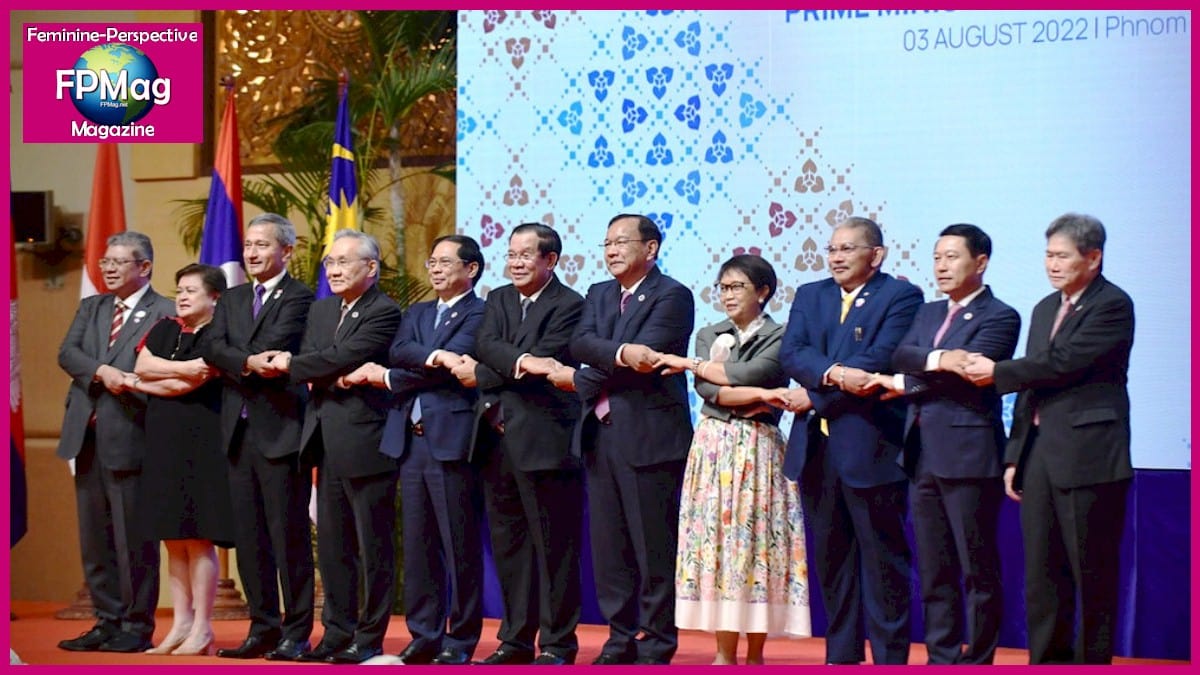 The 55th ASEAN foreign ministers' convention ended on Friday