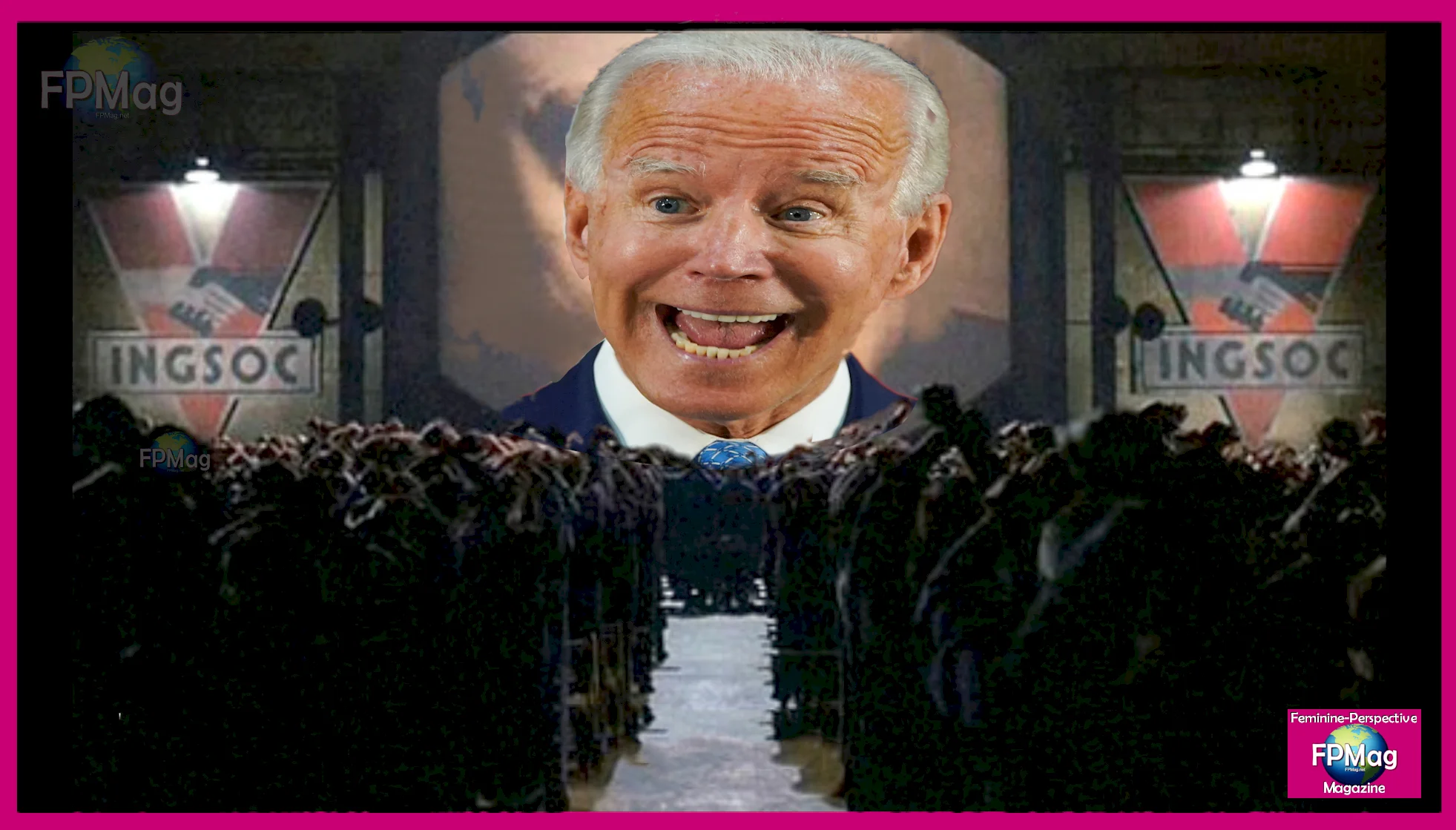 Socialistic propped up empty suit Tyrant Joe Biden INGSOC