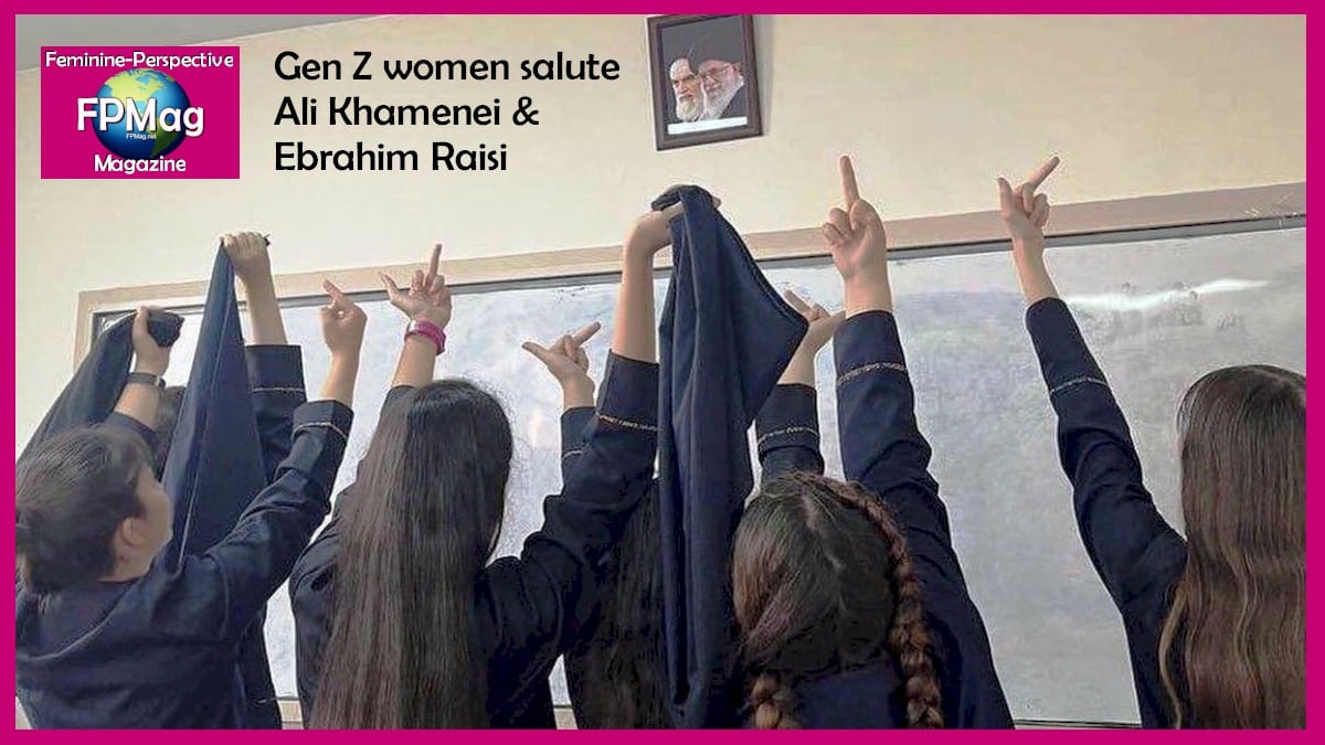 Gen Z women salute for evil men