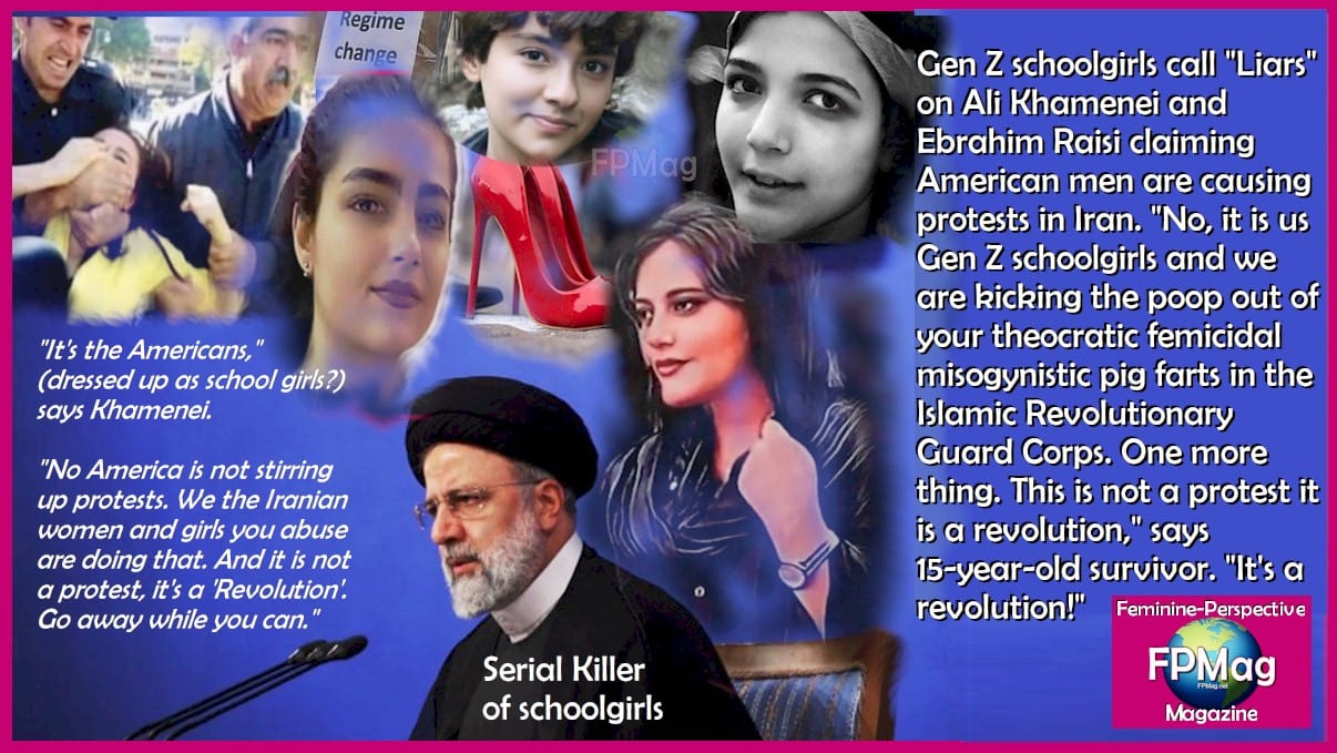 Gen Z school girrls call liar on Iran leadership