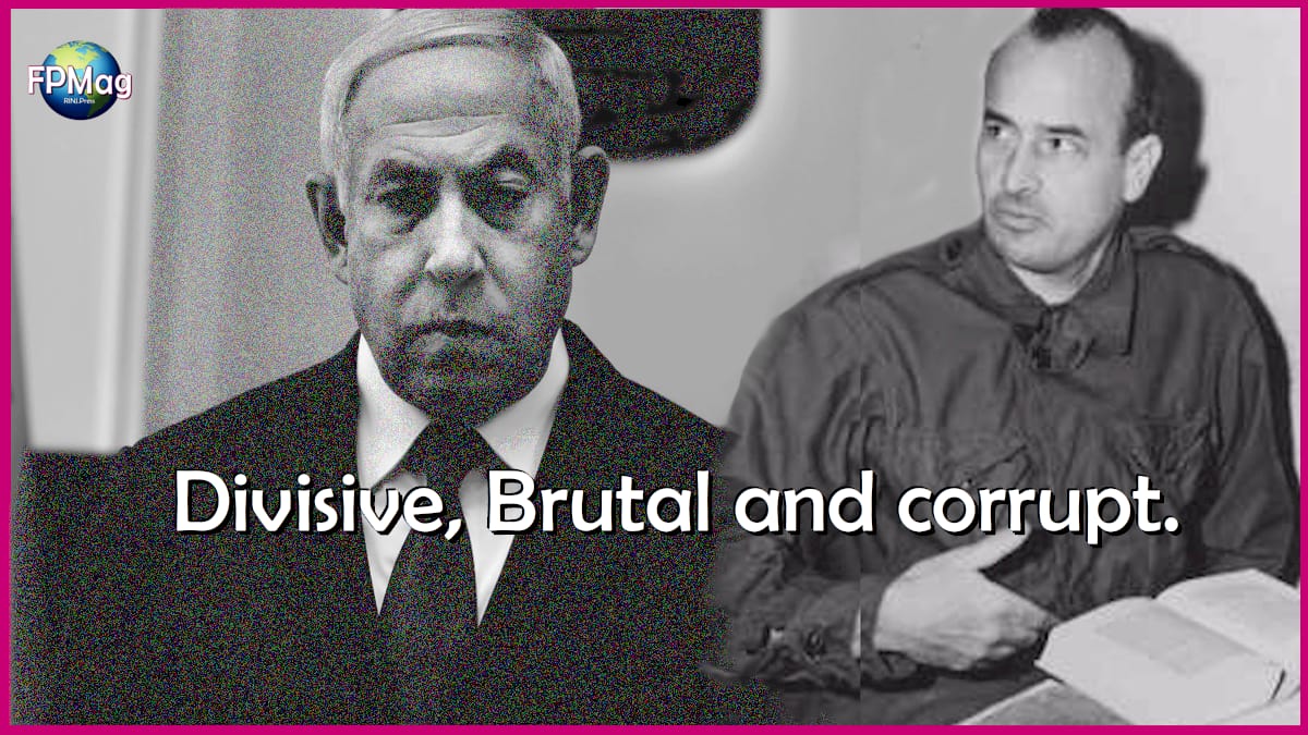 Netanyahu led occupied Palestine. Hans Frank occupied 