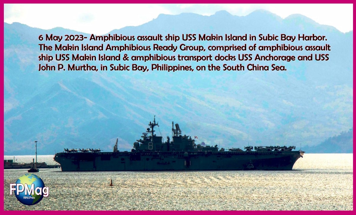 USS Makin Island Amphibious Assault Ship at Subic