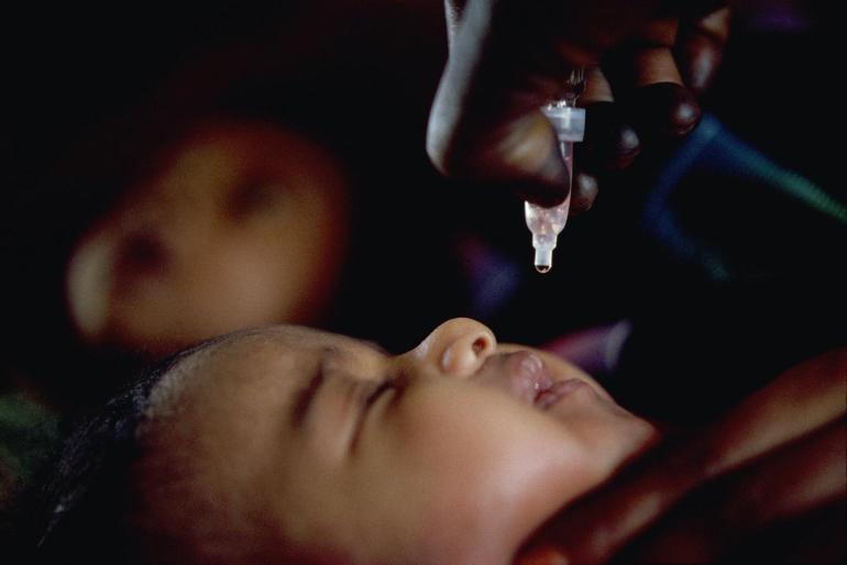 Please make certain your children's polio vaccination is done