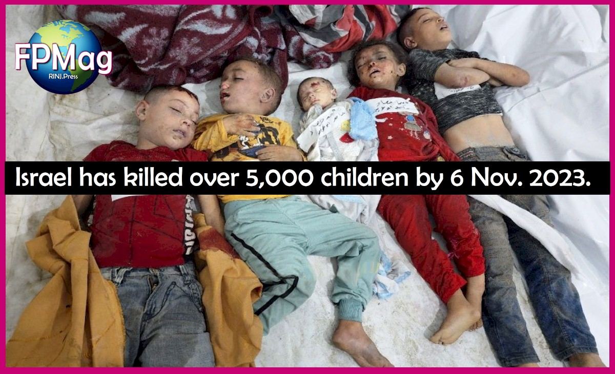 Over 5,000 kids bombed and killed