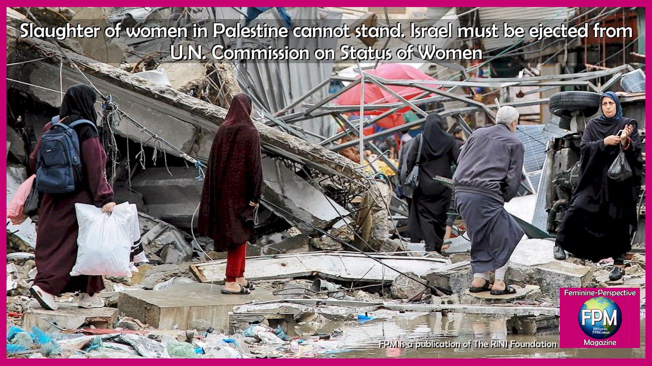 Slaughter of women in Palestine